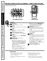 Предварительный просмотр 4 страницы GE AGN18 Owner'S Manual And Installation Instructions