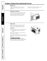 Preview for 22 page of GE AGP07 Owner'S Manual & Installation Instructions