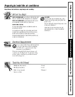 Preview for 7 page of GE AGP18 Owner'S Manual And Installation Instructions