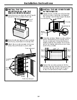 Предварительный просмотр 12 страницы GE AGQ05 Owner'S Manual And Installation Instructions