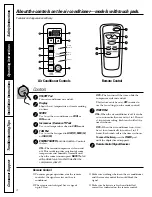 Предварительный просмотр 4 страницы GE AGQ06 Owner'S Manual And Installation Instructions