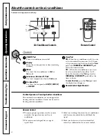 Preview for 4 page of GE AGQ12 Owner'S Manual And Installation Instructions