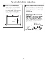 Preview for 9 page of GE AGQ12DK Owner'S Manual And Installation Instructions