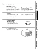 Preview for 7 page of GE AGV18 Owner'S Manual & Installation Instructions