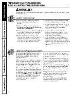 Предварительный просмотр 2 страницы GE AGW05 Owner'S Manual And Installation Instructions