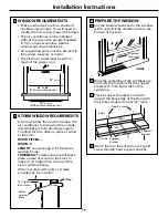 Предварительный просмотр 11 страницы GE AGW06 Owner'S Manual And Installation Instructions