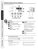 Preview for 4 page of GE AGW18 Owner'S Manual And Installation Instructions