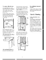 Preview for 5 page of GE AHD15 Use And Care Manual