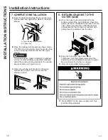 Preview for 12 page of GE AHE08 Series Owner'S Manual And Installation Instructions