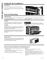 Предварительный просмотр 6 страницы GE AHE12 Series Owner'S Manual & Installation Instructions