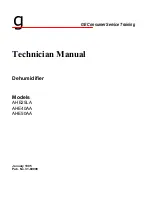 GE AHE25LA Technician Manual preview