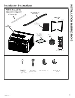 Предварительный просмотр 11 страницы GE AHEL06BB Owner'S Manual