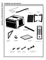 Предварительный просмотр 8 страницы GE AHFK18BA Owner'S Manual & Installation Instructions