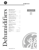 GE AHG25 Owner'S Manual & Installation Instructions preview