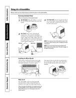 Preview for 6 page of GE AHG30LF Series Owner'S Manual