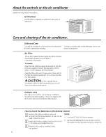 Preview for 6 page of GE AHH06 Owner'S Manual And Installation Instructions