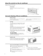 Предварительный просмотр 6 страницы GE AHH24 Series Owner'S Manual And Installation Instructions