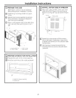 Preview for 10 page of GE AHH24 Series Owner'S Manual And Installation Instructions