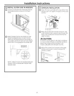 Preview for 11 page of GE AHH24 Series Owner'S Manual And Installation Instructions