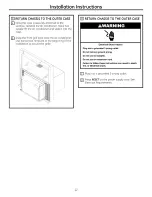 Предварительный просмотр 12 страницы GE AHH24 Series Owner'S Manual And Installation Instructions