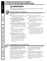 Предварительный просмотр 14 страницы GE AHH40LJ Series Owner'S Manual