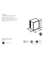 GE AHK50LK Dimensions And Installation Information preview