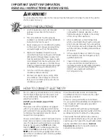 Preview for 2 page of GE AHL05 Owner'S Manual And Installation Instructions