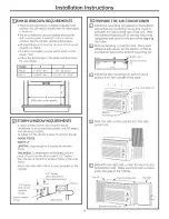 Preview for 9 page of GE AHL12ASW1 Owner'S Manual And Installation Instructions