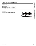 Предварительный просмотр 7 страницы GE AHLE06CA Owner'S Manual