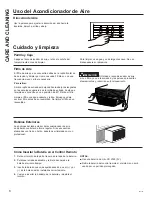 Preview for 22 page of GE AHM06 Owner'S Manual