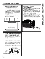 Предварительный просмотр 9 страницы GE AHM15 Owner'S Manual