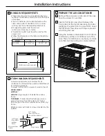 Preview for 9 page of GE AHM18 Series Owner'S Manual And Installation Instructions
