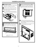 Preview for 10 page of GE AHM18 Series Owner'S Manual And Installation Instructions