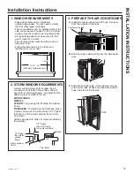 Предварительный просмотр 11 страницы GE AHNE05BC Owner'S Manual