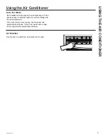 Предварительный просмотр 7 страницы GE AHP06 Owner'S Manual