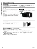 Preview for 8 page of GE AHQ06 Owner'S Manual