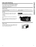 Предварительный просмотр 5 страницы GE AHR05 Owner'S Manual