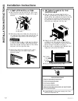 Preview for 12 page of GE AHTK18AAH1 Manual