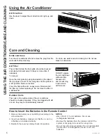 Preview for 6 page of GE AHTK18BA Owner'S Manual & Installation Instructions