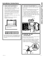 Предварительный просмотр 11 страницы GE AHTT08 Owner'S Manual & Installation Instructions