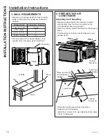 Preview for 12 page of GE AHTT08 Owner'S Manual & Installation Instructions