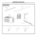 Предварительный просмотр 7 страницы GE AHV05LP Owner'S Manual & Installation Instructions