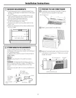 Предварительный просмотр 8 страницы GE AHV05LP Owner'S Manual & Installation Instructions