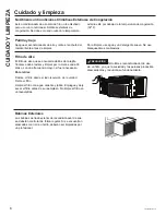 Предварительный просмотр 22 страницы GE AHV05LZ Owner'S Manual