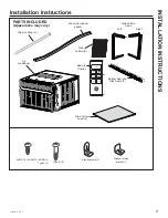 Preview for 9 page of GE AHWG10BA Owner'S Manual & Installation Instructions