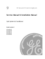 GE AIR 224 Service Manual & Installation Manual preview