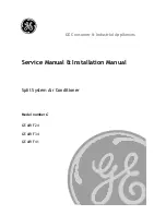 Предварительный просмотр 1 страницы GE AIR F24 Service Manual