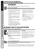 Preview for 2 page of GE AJCH 12 Owner'S Manual And Installation Instructions