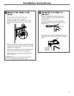 Preview for 9 page of GE AJCH 12 Owner'S Manual And Installation Instructions