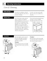 Предварительный просмотр 6 страницы GE AJCH Series Owner'S Manual